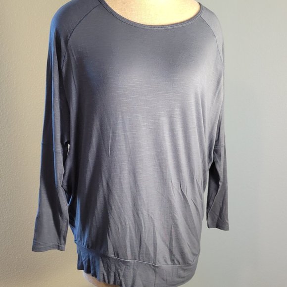 C9 by Champion Tops - C9 BY CHAMPION Long Sleeve Open Back Training Shirt || BLUE